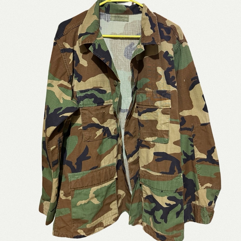 Vintage Military Issue Camouflage Jacket